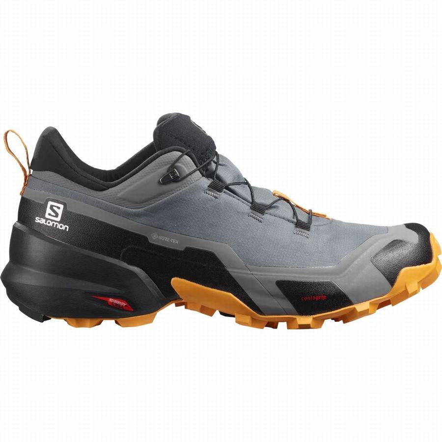 Salomon Cross Hike Gore-tex Erkek Trekking Ayakkabı Gri [RQV9872OJ]